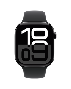 Apple Watch S10 GPS+Cellular Jet Black Aluminium Case with Black Sport Band